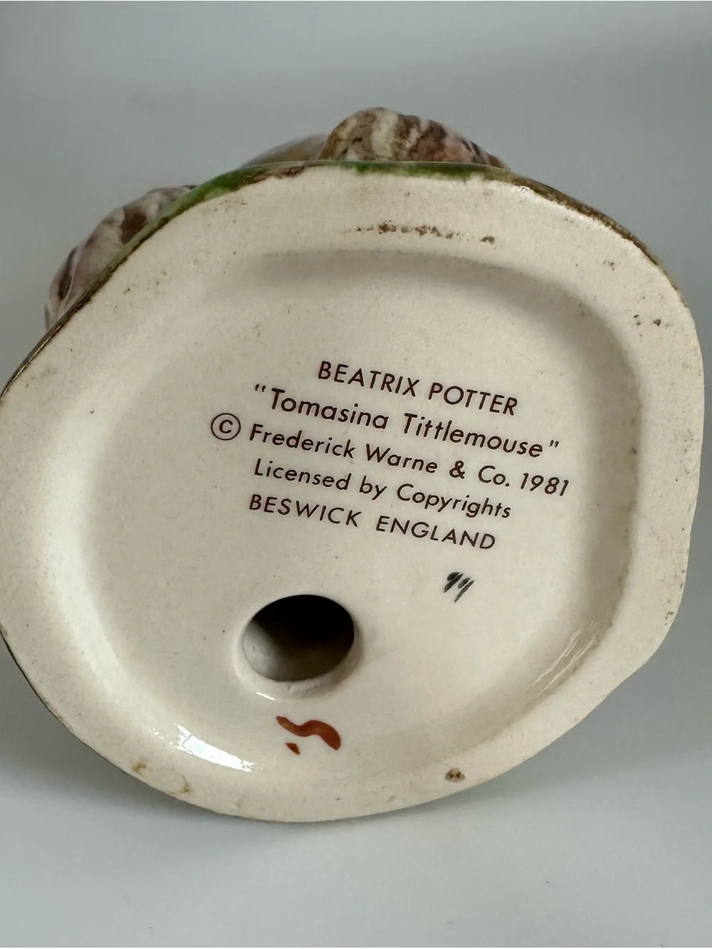Beatrix Potter “Tomasina Tittlemouse” F Warne & Co 1981